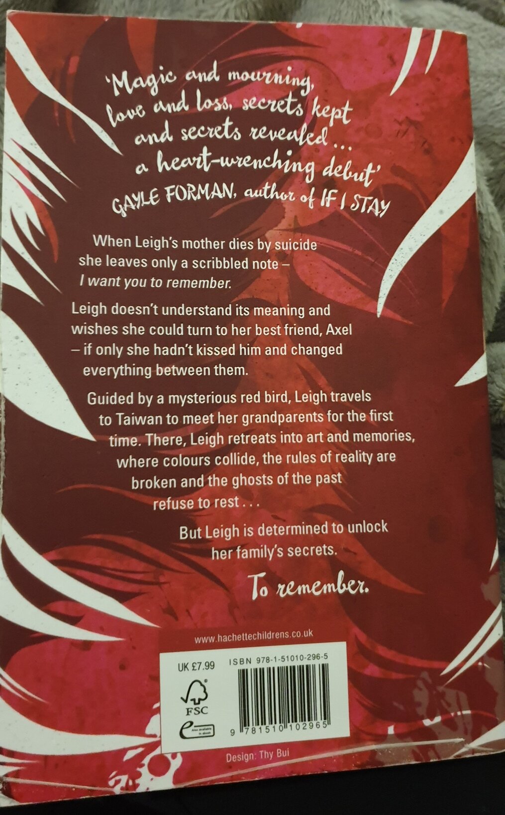 the astonishing color of after summary