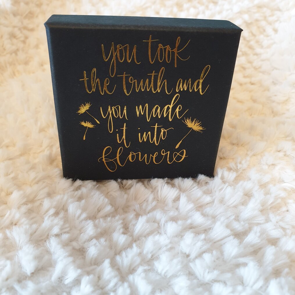 Wild-Beauty-by-Anna-Marie-McLemore-Quote-on-necklace-box-Owlcrate-november-2020-subscription-box-spoilers-growing-wild-studio-kyra-dandelion-pendant